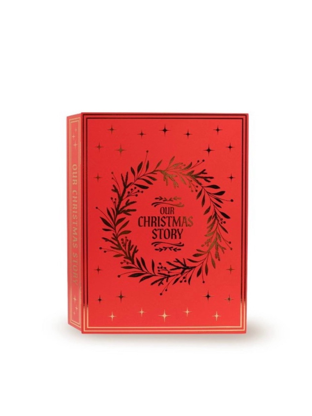 Target Our Christmas Story Decorative Storage Book Box Holiday Decor New Red